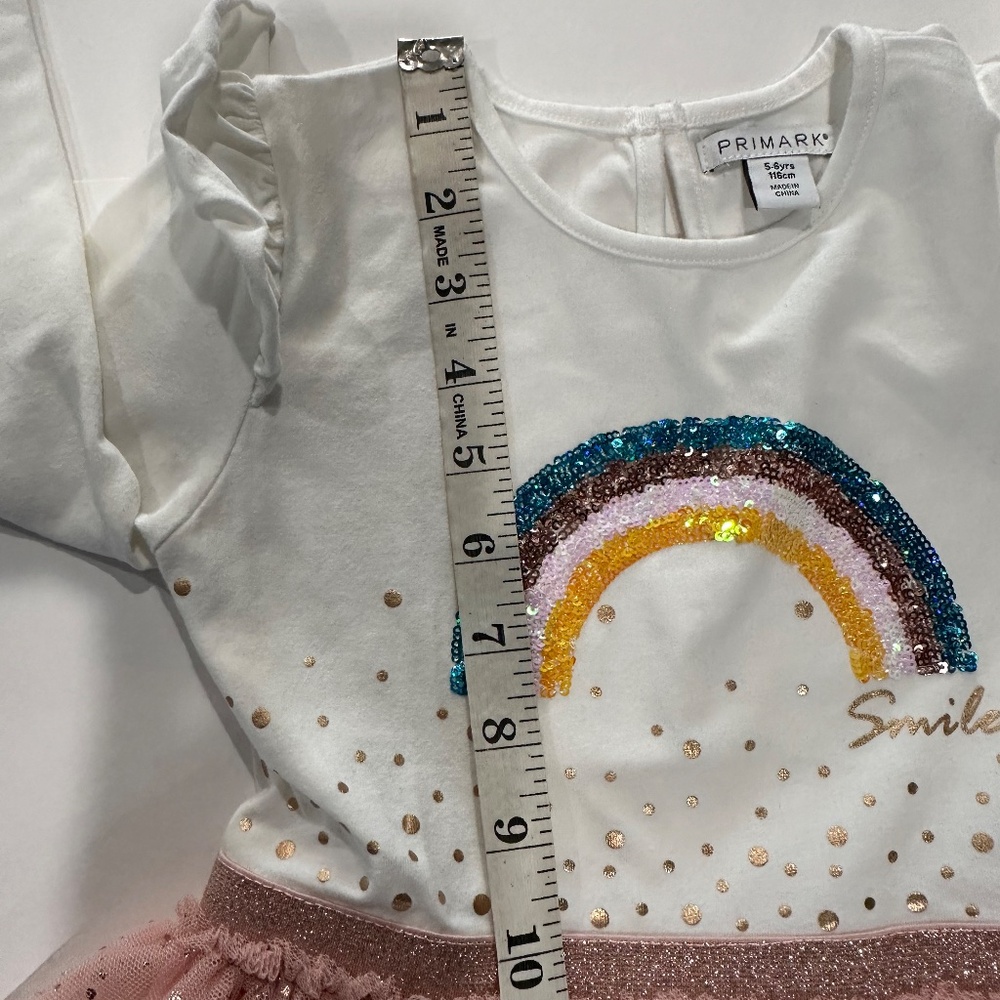 Primary‎ Rainbow Dress - Size 5/6 Years. - Picture 8 of 9